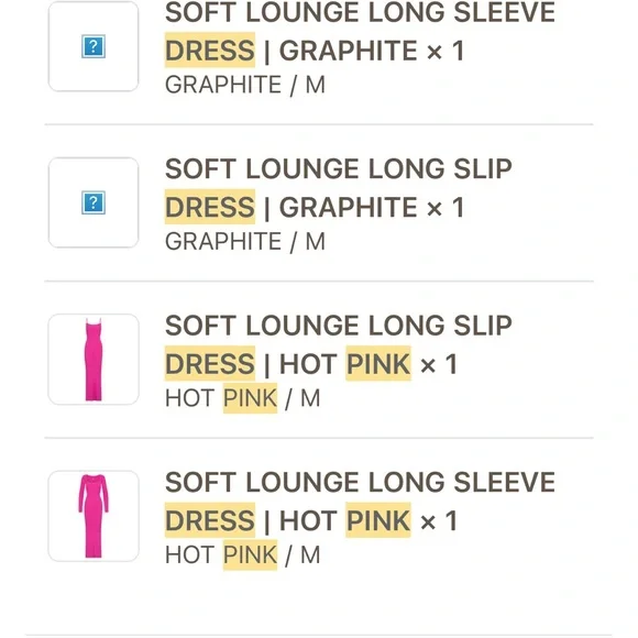 NWT Skims Soft Lounge Long Sleeve Maxi Dress in Hot Pink Size Medium - Picture 12 of 12